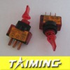 Automobile switch ASW-14D DC12V 20A red