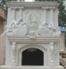 marble fireplace mantel