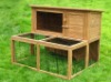 good looking wooden rabbit hutch