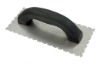 Plastic handle plastering trowels