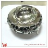 Novelty design golden plating die-casting zinc alloy ash tray