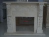 Carved Marble Fireplace