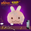 CE SGS ROHS Patent Washable Plush Hand Warmer Music Player Pillow -Candie Rabbit MP3 MP4 PHONE