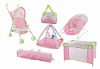 Doll stroller/room full of fun play set/doll rocking bed