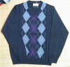 Men's argyle sweater