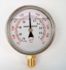 oil filled vacuum gauge  4"