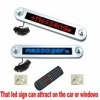 Red 7*40dots led car moving sign