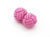 colorful polyester knot elastic cufflinks