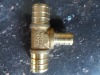 Brass Pex Fitting Reducing Tee 20X15X20