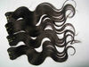 Hot sale pure virgin Brazilian body wave hair in stock,accept paypal