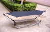 Hammock with metal frame folding