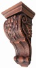 hammered copper corbels