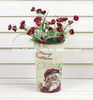 2012 Xmas Special Offer!!! Antique Large Tall Decorative Santa Face Zinc Flower Pot