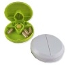 Pill box with cutter