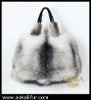 New fashion lady fox fur bag/luxury fur bag