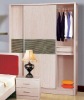 2012 latest design melamine wardrobe