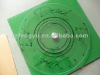 Glass Lazy susan turntable with screen printing design