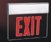 led edge lit sign, safety sign, exit sign, opening sign