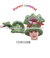 TZ-201326M Animal Snake Hat For Children,Party Animal Hat Kids