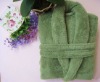 super soft coral fleece bathrobe