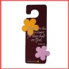 Soft 2D 3D Logo Pvc door hanger Rubber door Hanger