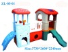 Children outdoor playground plastic slide