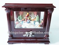 Christmas Resin Music Box