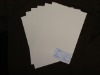 White coated duplex board with grey back 300gsm