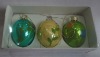 Easter glass eggs