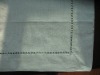 cotton linen draw work table cloth