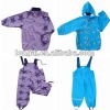 fashional adult&kids raincoat set