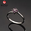 1R000222C 2.25mm natural round rose garnet ring 925 silver material, free shipping