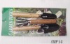 3pcs miniature wooden handle gardens tools