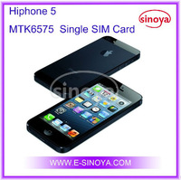 Hiphone5 for 4inch MTK6575 android 4.0 Single SIM Card