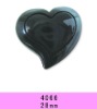 acrylic heart bead