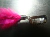 Fashion hottest selling feather hair extension with real feather