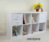 8 cubes+ drawer+door hollowcore wooden cabinet