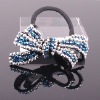 high quality crystal stone hair rubber band