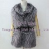 BGjk004 Genuine Silver Fox Fur Waitstcoats OEM Wholesale/Retail