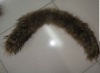 Natural Raccoon Dog Fur Collar