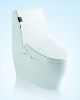 High-tech intelligent siphon flush wall row ceramic toilet in foshan (DRK-0701)