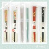 Good quality Japanese style colorful Wood Chopsticks