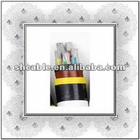 copper XLPE insulation PVC sheathed armored power cable