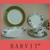 20pcs round shape porcelain dinner set