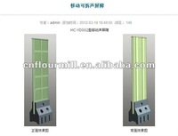 Portable mobile sound walls