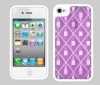 TPU Aired Crystal case for Iphone 4