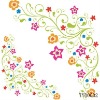 Flower Design-Ceramics Decal