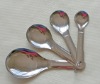 4PC Stainless steel Measuring spoon