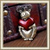 Love cats brooch