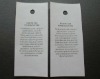 transfer paper hang tag,special paper tag,